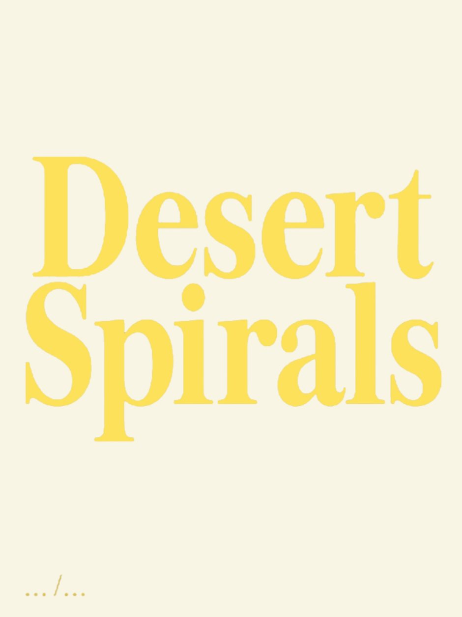 Desert Spirals / Sybren Vanoverberghe