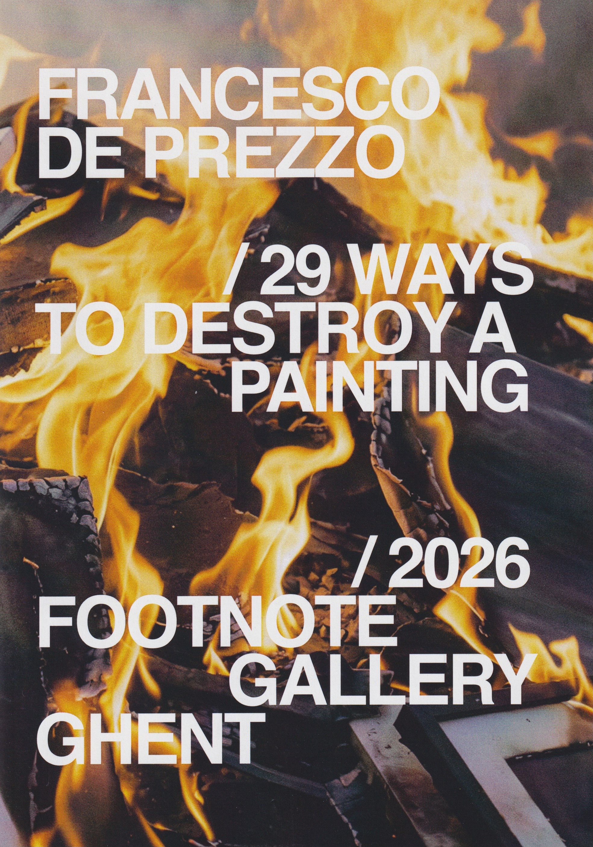 Footnote Zines - Fransesco De Prezzo