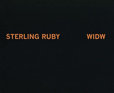 Sterling Ruby WIDW