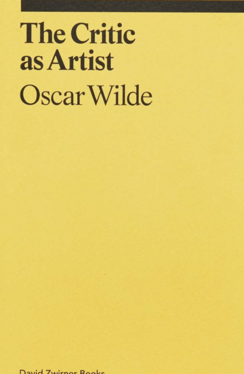 The Critic as Artist