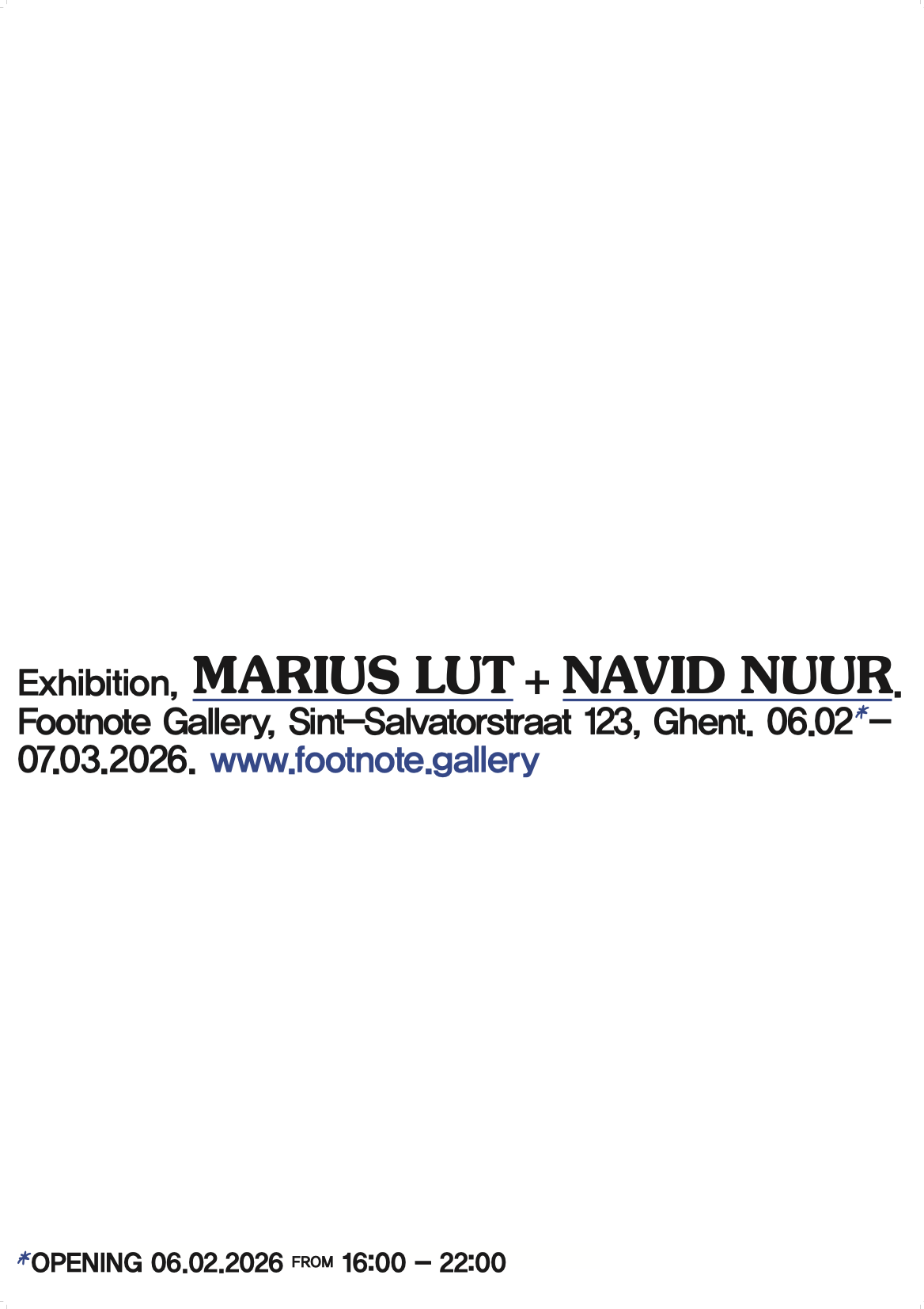 NAVID NUUR & MARIUS LUT